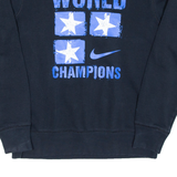 NIKE Mens Sweatshirt Blue L