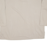 Flowers Womens Sweatshirt Beige Collared UK 24