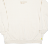 SWITCHER Womens Sweatshirt Beige 1/4 Zip XL