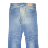 LEVI'S 504 Jeans Mens Blue Regular Straight Stone Wash W36 L32