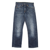 LEVI'S 505 Jeans Mens Blue Regular Straight Stone Wash W29 L28