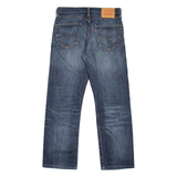 LEVI'S 505 Jeans Mens Blue Regular Straight Stone Wash W29 L28