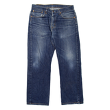 LEVI'S 751 Jeans Mens Blue Regular Straight Stone Wash W33 L26