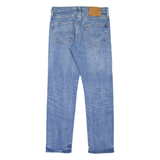 LEVI'S 502 Jeans BIG E Mens Blue Regular Tapered Stone Wash W29 L30