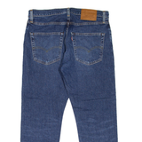 LEVI'S 512 BIG E Jeans Mens Blue Slim Tapered Stone Wash W33 L25