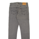 LEVI'S 511 BIG E Jeans Mens Grey Slim Straight W33 L34