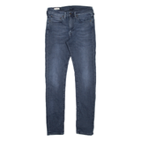 LEVI'S 519 BIG E Jeans Mens Blue Slim Skinny Stone Wash W28 L32