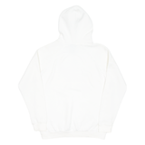 ADIDAS Womens White Hoodie Pullover M