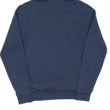 CALVIN KLEIN Womens Blue Hoodie Pullover M