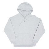 ADIDAS Womens Grey Hoodie Pullover UK 8