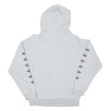 ADIDAS Womens Grey Hoodie Pullover UK 8