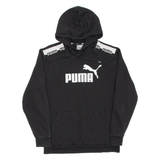 PUMA Mens Black Hoodie Pullover S