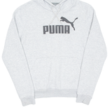 PUMA Womens Grey Hoodie Pullover UK 12