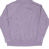 CALVIN KLEIN Womens Purple Hoodie Pullover L