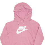 NIKE Womens Pink Hoodie Pullover S