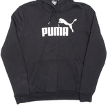 PUMA Womens Black Hoodie Pullover M