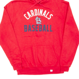 FANATICS Cardinals Baseball Mens Red Hoodie Pullover M