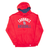 FANATICS Cardinals Baseball Mens Red Hoodie Pullover M