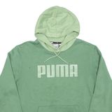 PUMA Womens Green Hoodie Pullover L