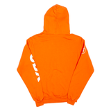 CHAMPION Womens Orange Hoodie Pullover S