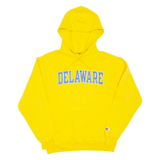 CHAMPION Mens Yellow Hoodie Pullover USA M