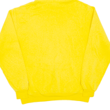 CHAMPION Mens Yellow Hoodie Pullover USA M