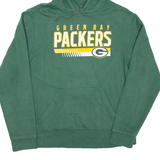 NFL Mens Green Hoodie Pullover USA L