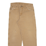 DICKIES Mens Trousers Beige Regular Straight W34 L30