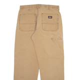 DICKIES Mens Trousers Beige Regular Straight W34 L30