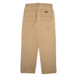 DICKIES Mens Trousers Beige Regular Straight W34 L30