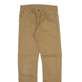 LEVI'S 513 Mens Trousers Beige Slim Straight W30 L32