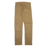 LEVI'S 513 Mens Trousers Beige Slim Straight W30 L32