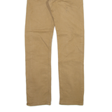 LEVI'S 513 Mens Trousers Beige Slim Straight W30 L32