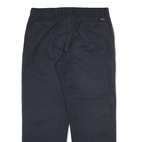 DICKIES Mens Trousers Black Regular Straight W38 L30