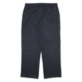 DICKIES Mens Trousers Black Regular Straight W38 L30