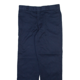DICKIES Mens Trousers Blue Regular Straight W35 L33