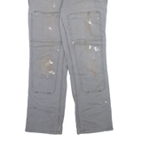 DICKIES Carpenter Womens Trousers Grey Regular Straight W32 L29
