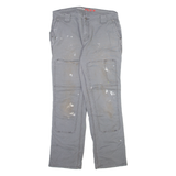 DICKIES Carpenter Womens Trousers Grey Regular Straight W32 L29