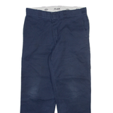 DICKIES 874 Workwear Mens Trousers Blue Regular Straight W32 L28