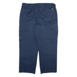 DICKIES Cargo Mens Trousers Blue Regular Straight W40 L28