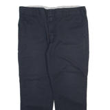 DICKIES Mens Trousers Black Slim Tapered W38 L28