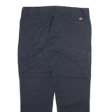 DICKIES Mens Trousers Black Slim Tapered W38 L28