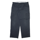 DICKIES Cargo Mens Trousers Grey Relaxed Straight W38 L32