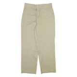 DICKIES Womens Trousers Beige Regular Straight W28 L26
