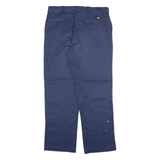 DICKIES 874 Workwear Mens Trousers Blue Regular Straight W36 L32