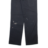 DICKIES Mens Trousers Black Slim Straight W30 L32