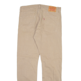 LEVI'S 513 Mens Trousers Beige Slim Straight W34 L30
