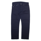 LEVI'S 513 Mens Trousers Blue Slim Straight W32 L27