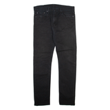 LEVI'S 510 Mens Trousers Black Regular Tapered W32 L32