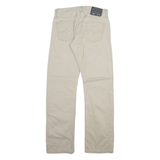 LEVI'S 514 Mens Trousers Beige Slim Straight W30 L32